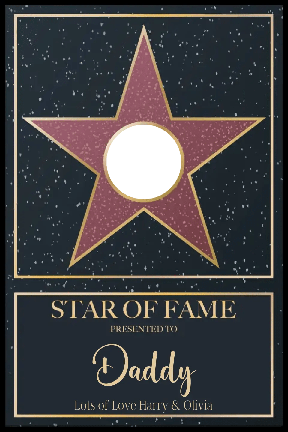 Star of Fame Framed Print